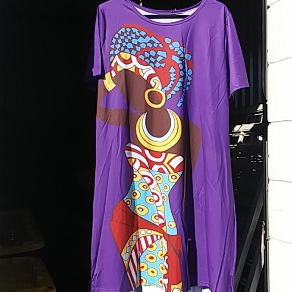 Ladies 3XL. Short dress 35% cot 65% poly - Picture 1 of 2